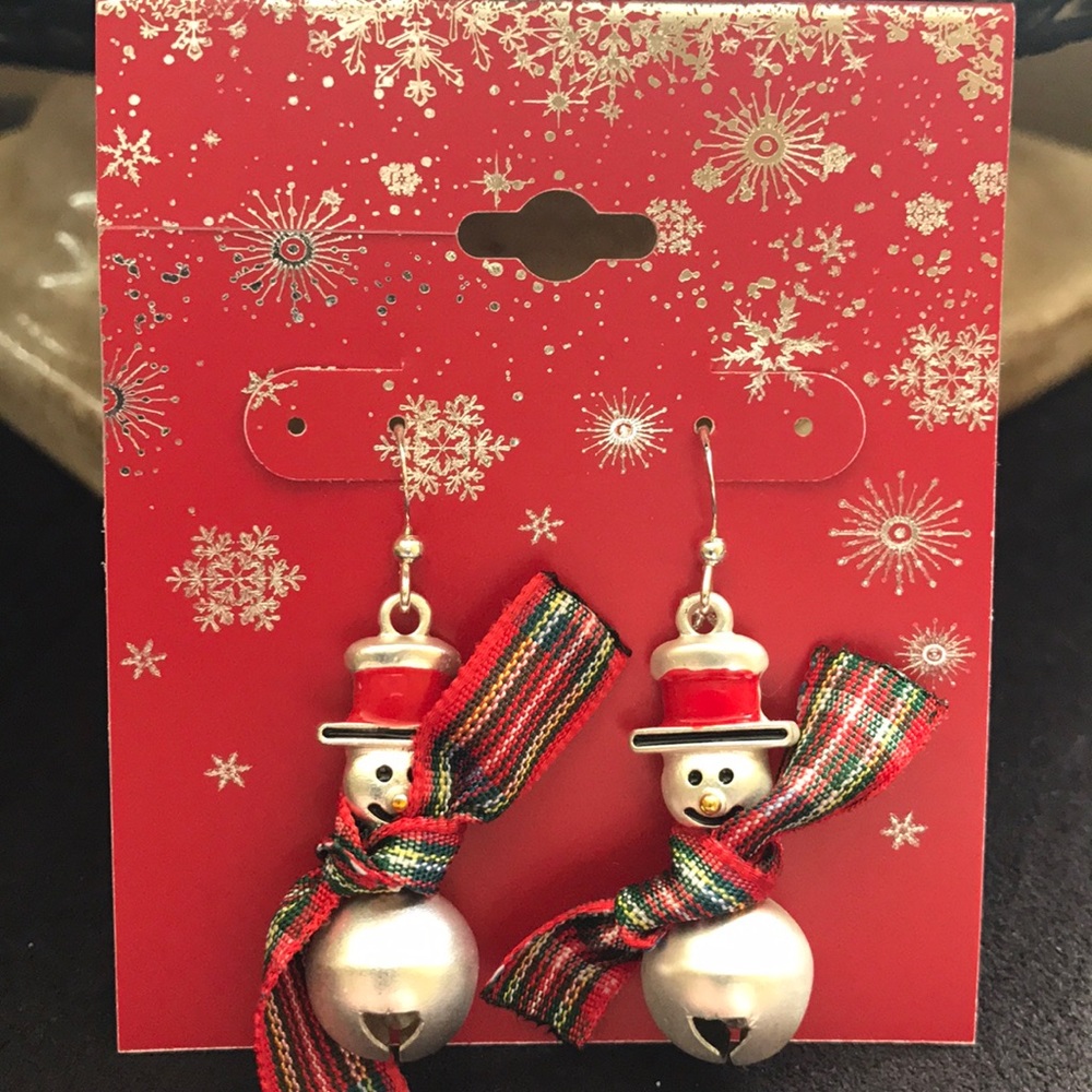 Christmas dangle earrings - they actually jingle!!